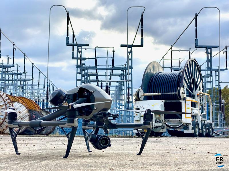 Captation aérienne par drone.